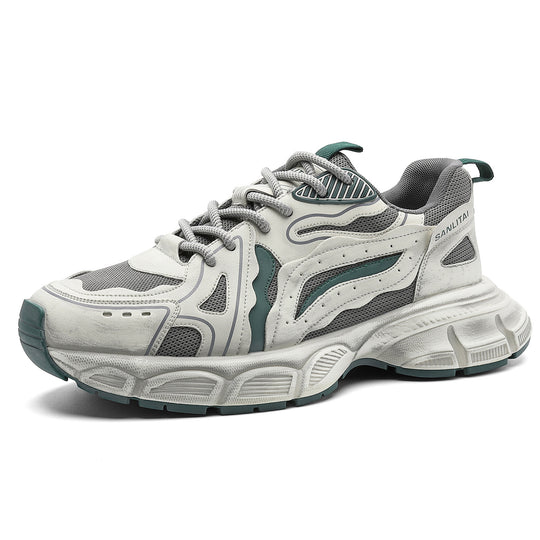 Damen Sportliche Chunky Sneakers mit atmungsaktiver Mesh-Oberfläche und robuster Sohle EB