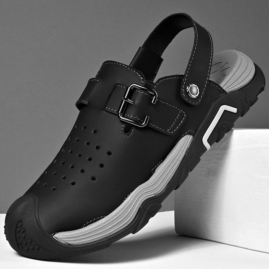 Damen Komfortable Clogs mit verstellbarem Riemen und atmungsaktiver Struktur EB