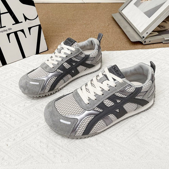 Damen Sportliche Lightweight Sneakers mit atmungsaktivem Obermaterial und rutschfester Sohle EB