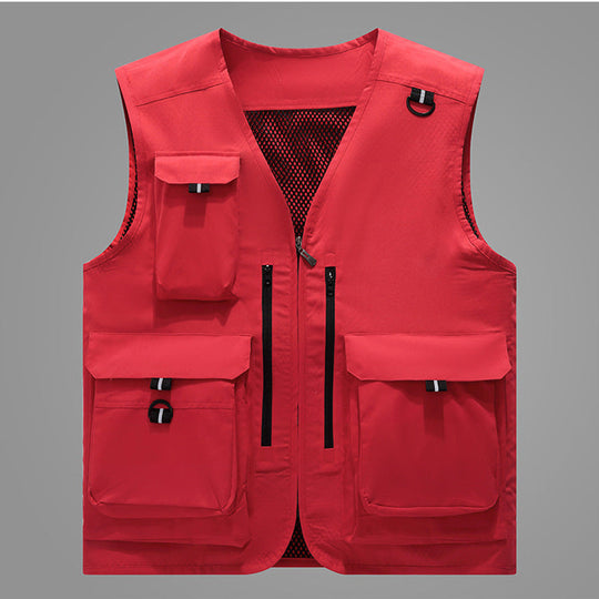 Unisex Praktische Outdoor-Weste mit mehreren Taschen R&B