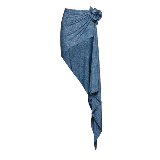 Damen Bikiniset mit eleganten Rüschen und stilvollem Überrock EB