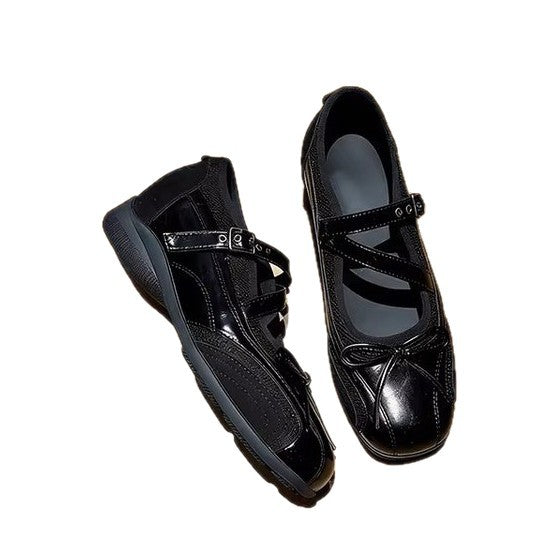Damen elegante Schnürpumps mit verstellbarem Riemen und rutschfester Sohle EB