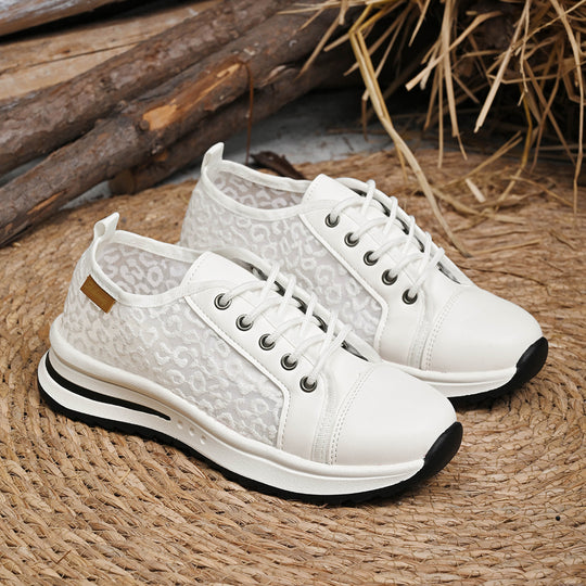 Damen Sportliche Sneakers mit luftiger Textur und rutschfester Sohle EB