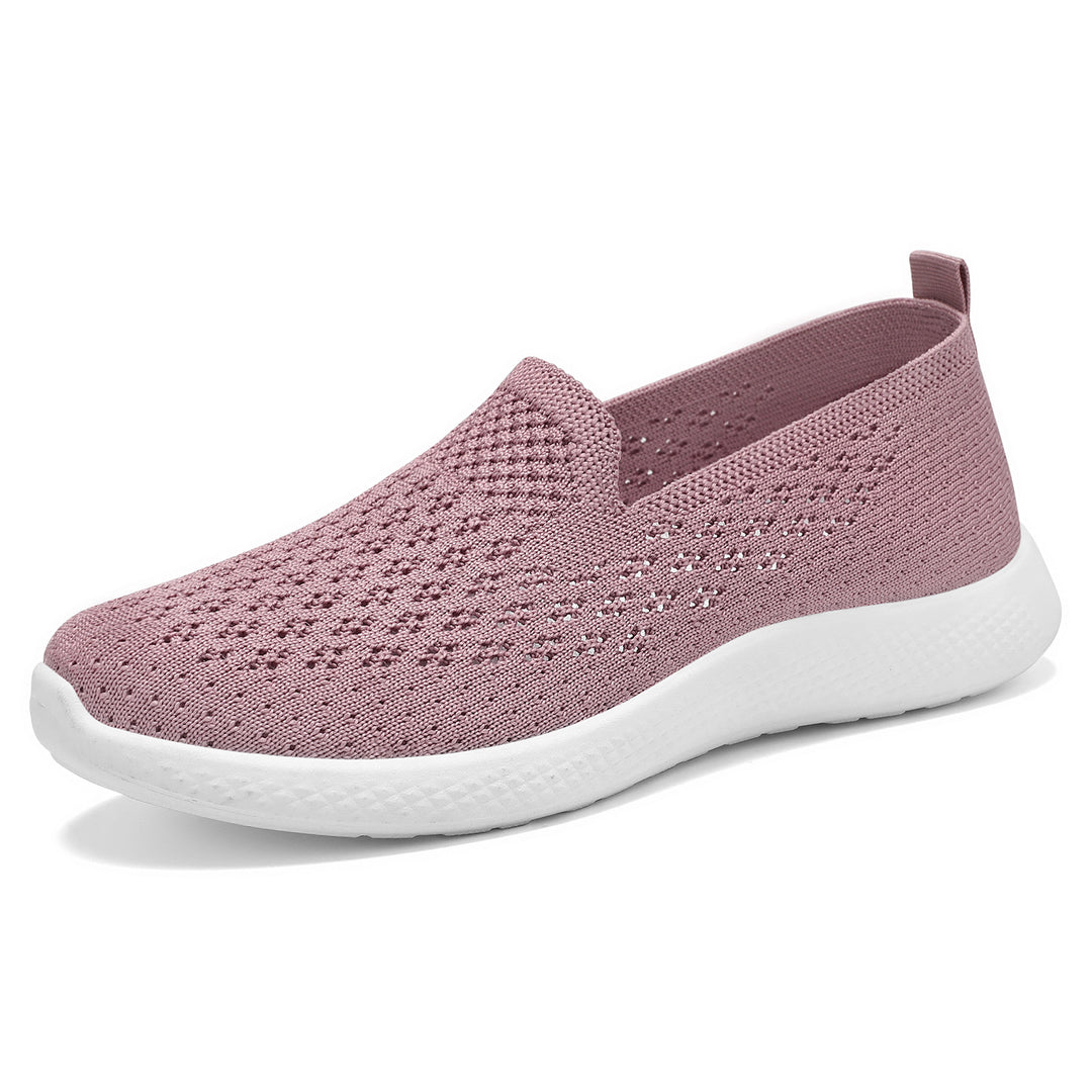 Damen Atmungsaktive Slip-On Schuhe mit flexibler Sohle EB