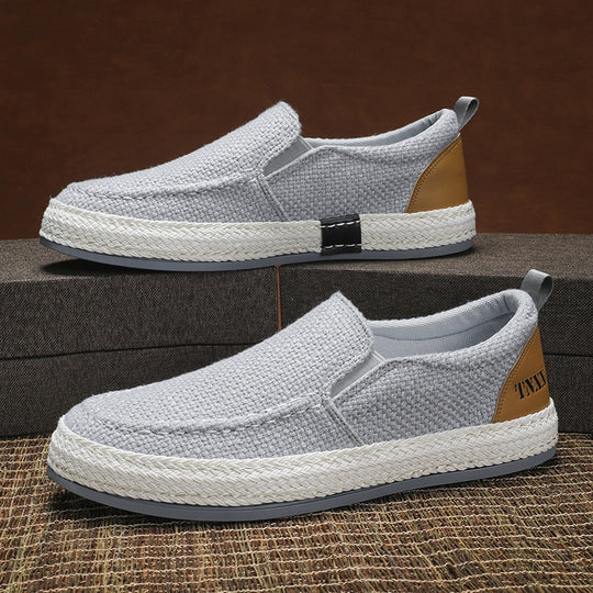 Damen lässige Slip-On Freizeitschuhe mit elastischem Innenfutter EB