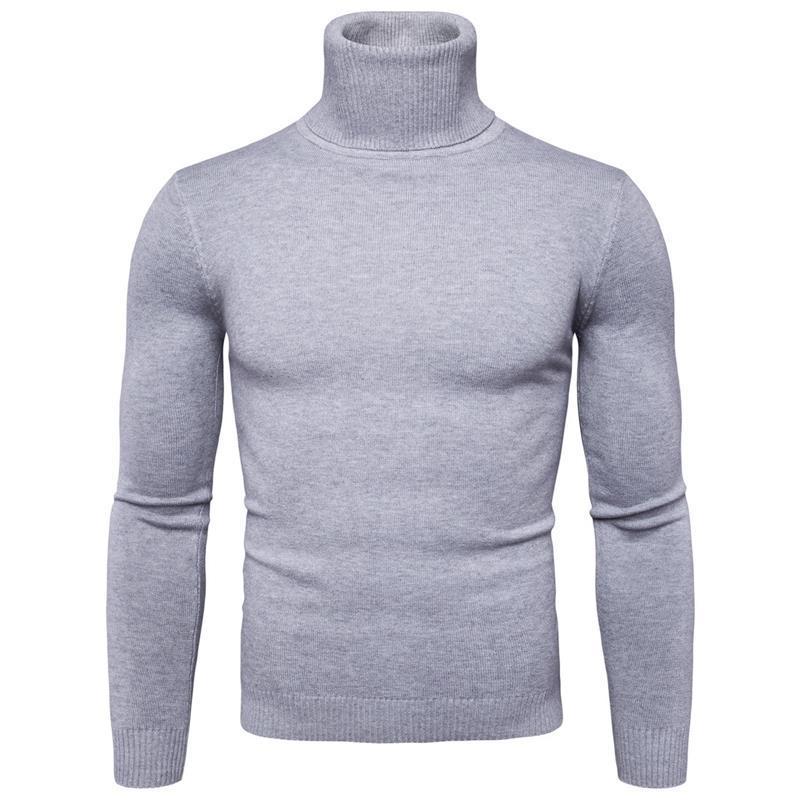 Herren Rollkragenpullover aus feiner Merinowolle EB