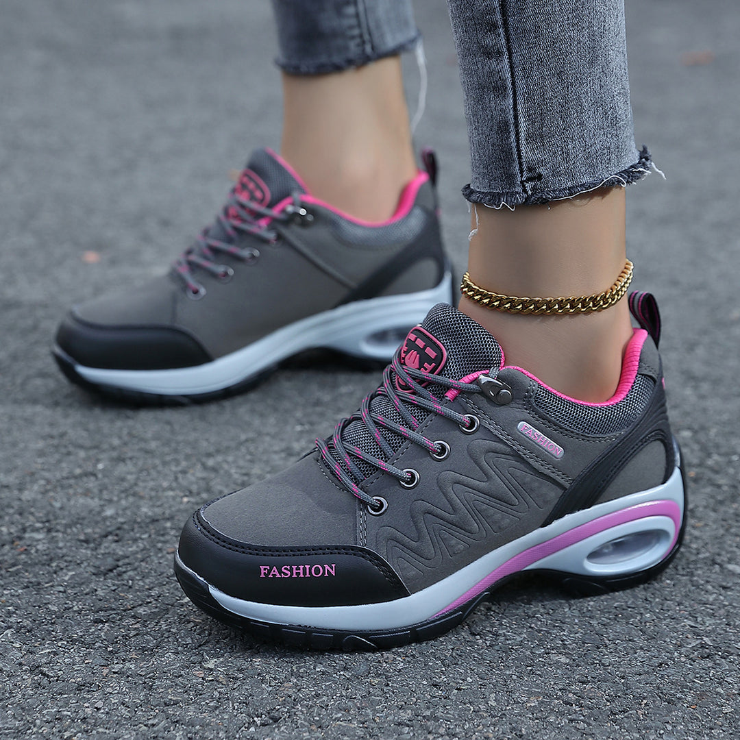Damen Sportliche Sneakers mit dämpfender Luftpolsterung und flexibler Sohle EB