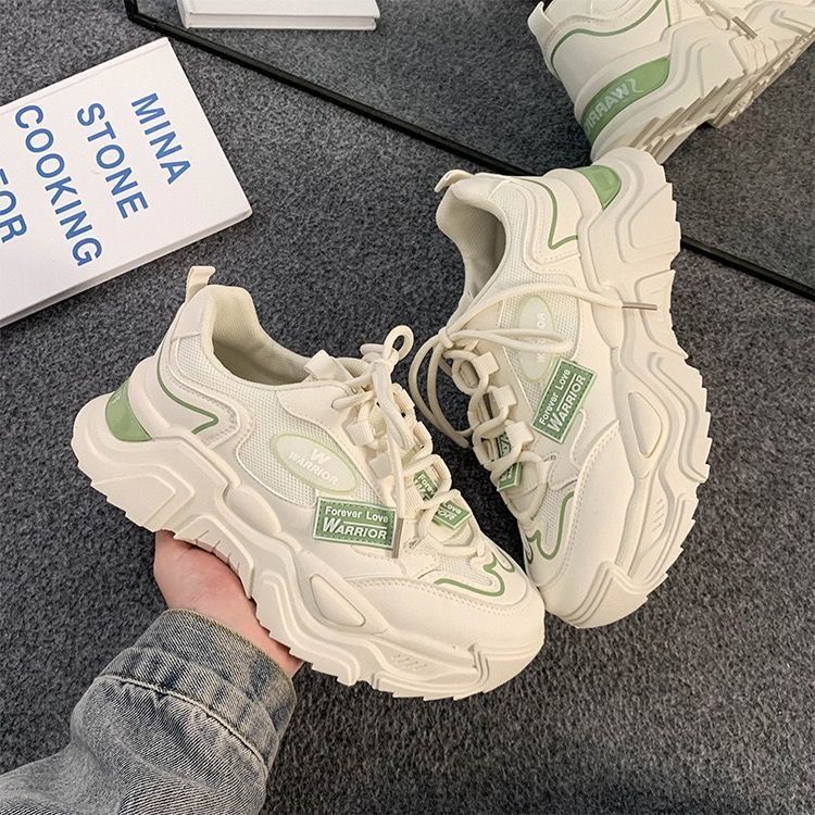 Damen Chunky-Sneaker mit atmungsaktivem Obermaterial und rutschfester Sohle EB