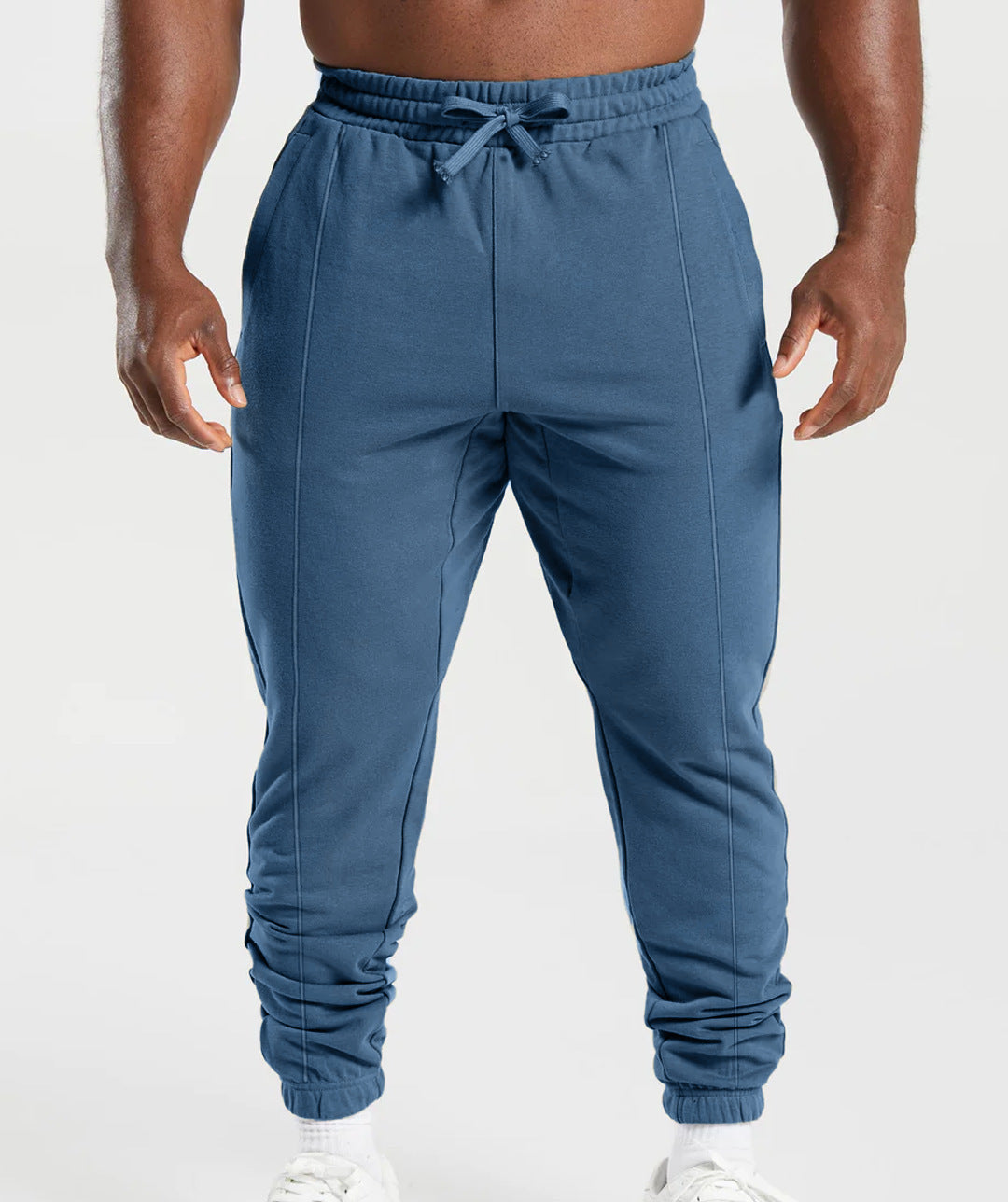 Herren Sportliche Jogginghose mit elastischem Bund und seitlichen Taschen EB