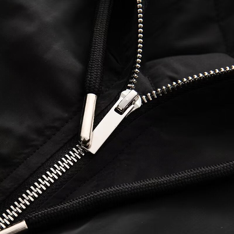 Damen sportliche Übergangsjacke mit hohem Kragen und praktischen Taschen EB