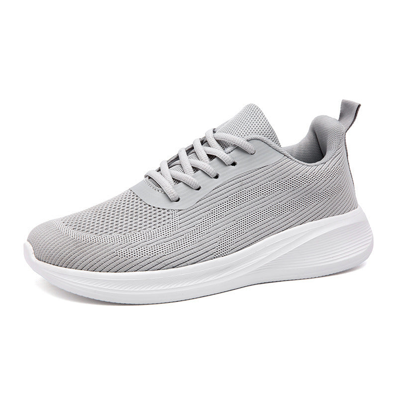 Unisex nan leichter Strick-Laufschuh mit atmungsaktivem Obermaterial und stoßdämpfender Schaumsohle EB