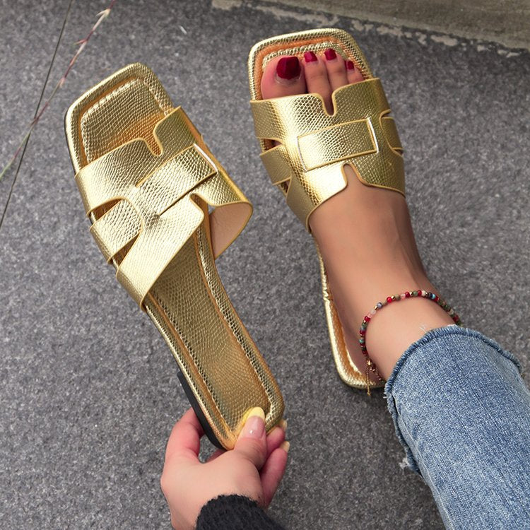 Damen bequeme und elegante Fußbettsandalen EB