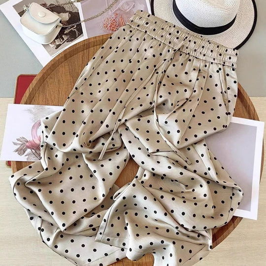 Damen Polka Dots Hose EB