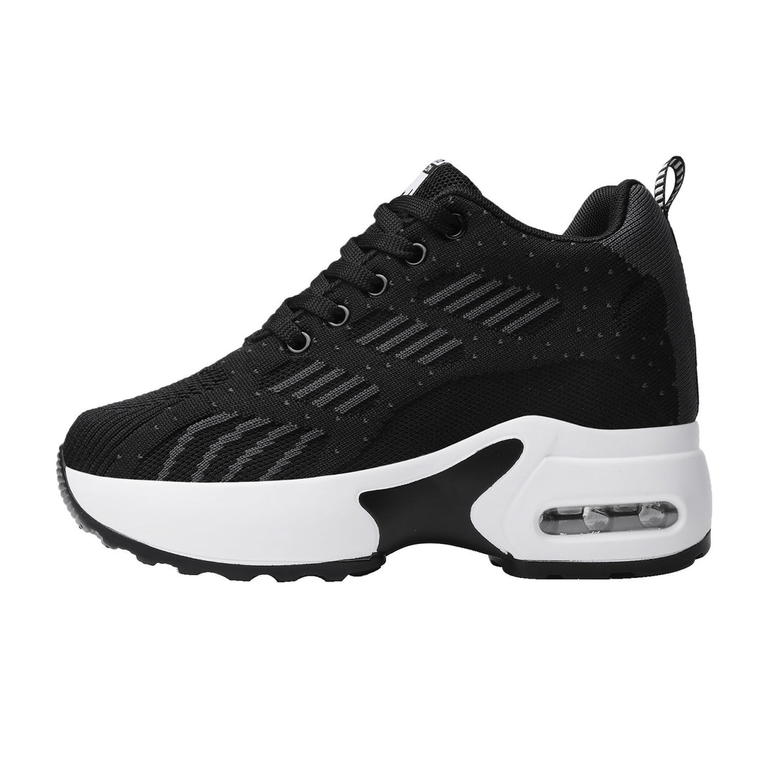 Damen Sportliche Sneakers mit dämpfender Luftpolstersohle und atmungsaktivem Obermaterial EB