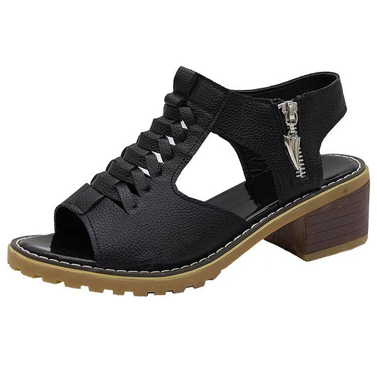 Damen Stylish Offene Sandalen EB