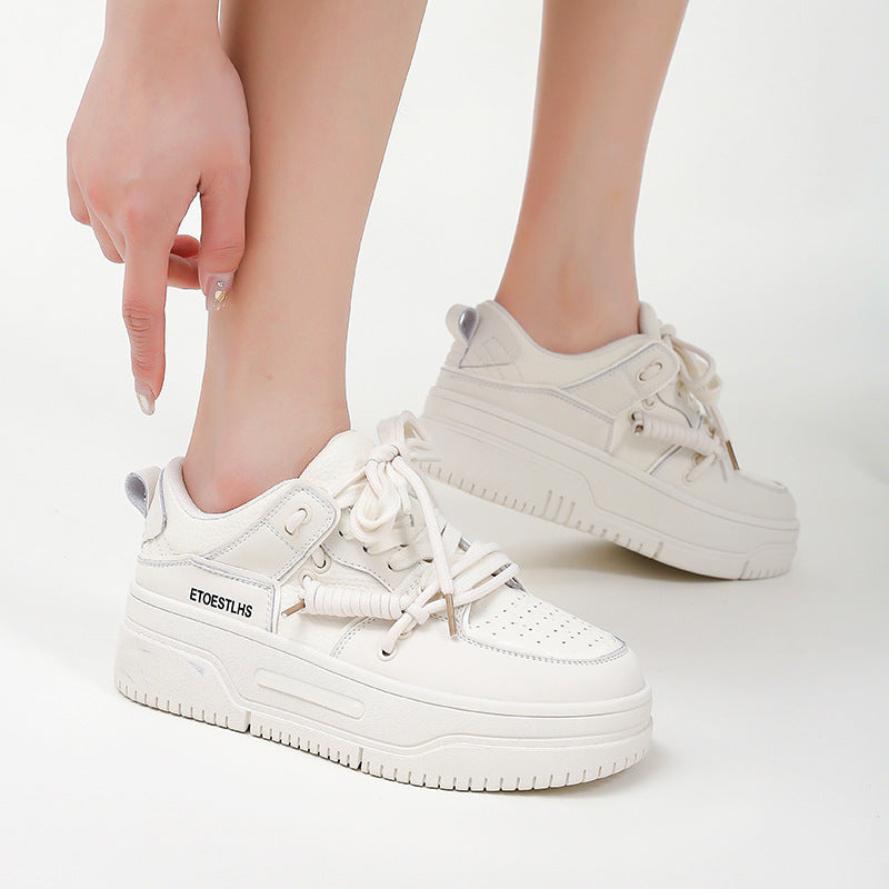 Damen Mode Sneakers mit verstärkter Sohle und atmungsaktiver Oberfläche EB