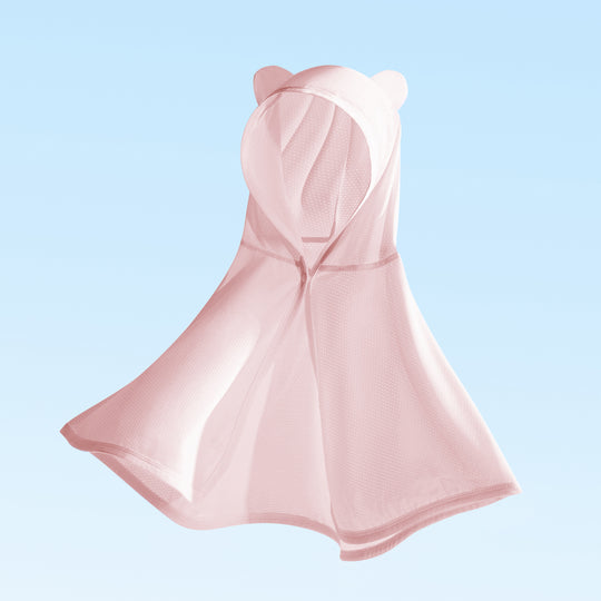 Unisex nan Kapuzensweat-Infant-Mesh-Schwimmponcho mit Bärenohren EB