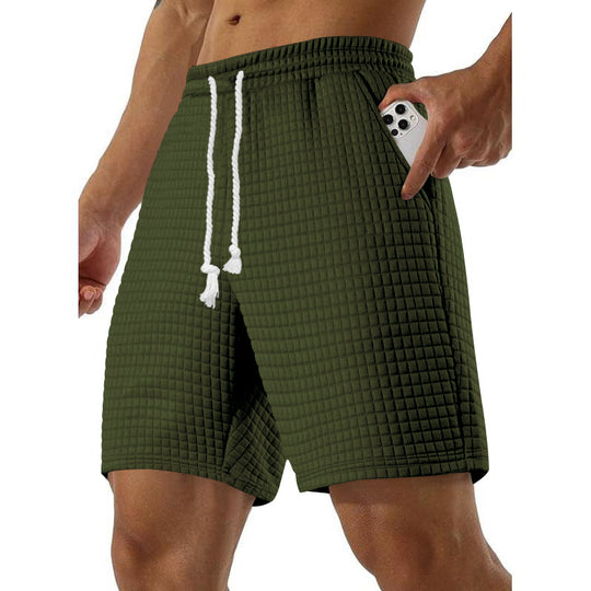 Herren Sportliche Freizeit-Shorts aus atmungsaktivem Material mit praktischen Seitentaschen EB