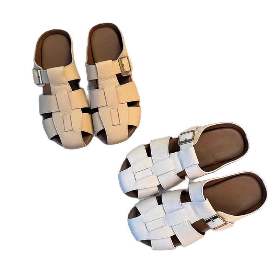 Damen Komfortable Sandalen mit modischen Riemendesign EB
