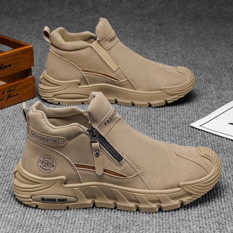 Damen modulare Stiefel mit seitlichem Reißverschluss EB