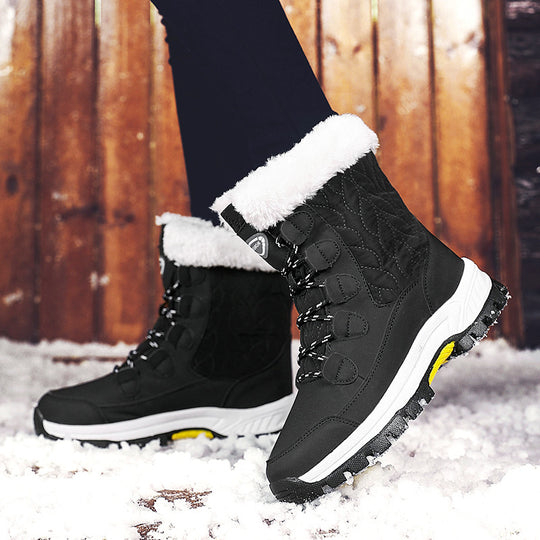 Damen Winterstiefel mit wärmendem Innenfutter und rutschfester Profilsohle EB