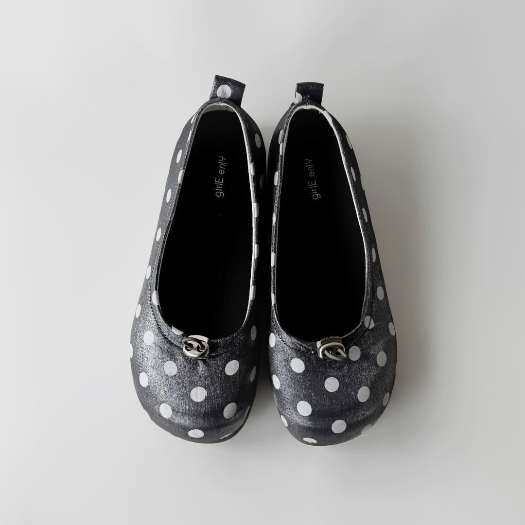 Damen Ballerinas mit elegantem Punktedesign und komfortablem Fußbett EB