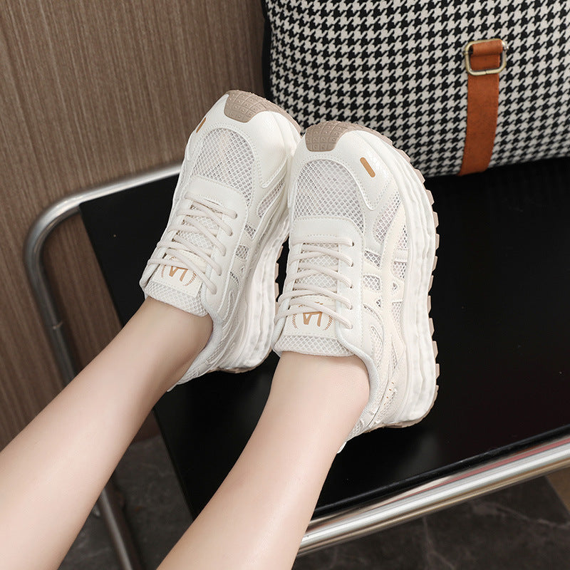 Damen Sneakers mit atmungsaktivem Mesh-Obermaterial und dämpfender Laufsohle EB