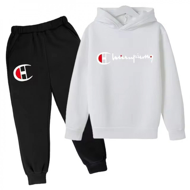Unisex nan Kapuzenpullover mit Jogginghose Freizeitset EB