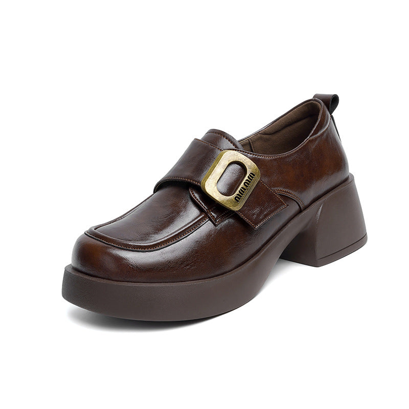 Damen Modische Sling-Pumps mit trendiger Schnallenverzierung und komfortablem Blockabsatz EB