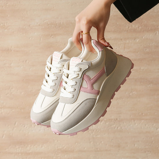 Damen Elegante Freizeit-Sneaker mit atmungsaktiver Sohle und gepolstertem Innenfutter EB