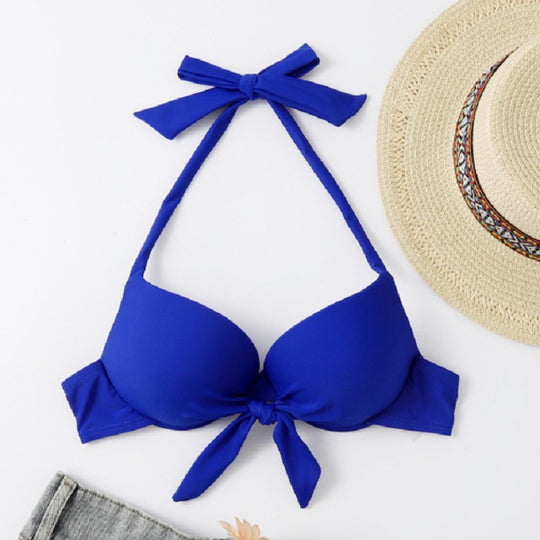 Damen Push-Up-Bikini-Top mit elegantem Schleifen-Design EB