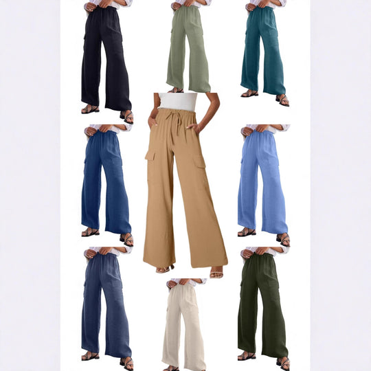 Damen Cargo-Hose aus leichtem Jersey EB
