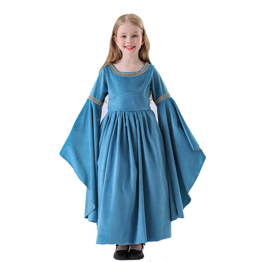 Mädchen Märchenhaftes Kapuzenkleid EB
