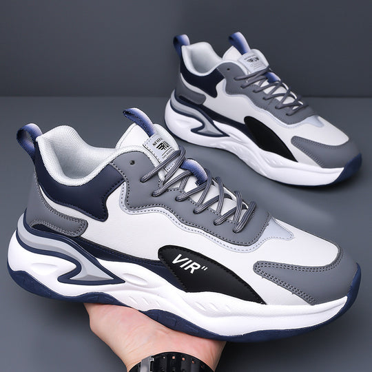 Herren Sportliche Trekkingsneakers mit atmungsaktivem Obermaterial und stoßdämpfender Sohle EB