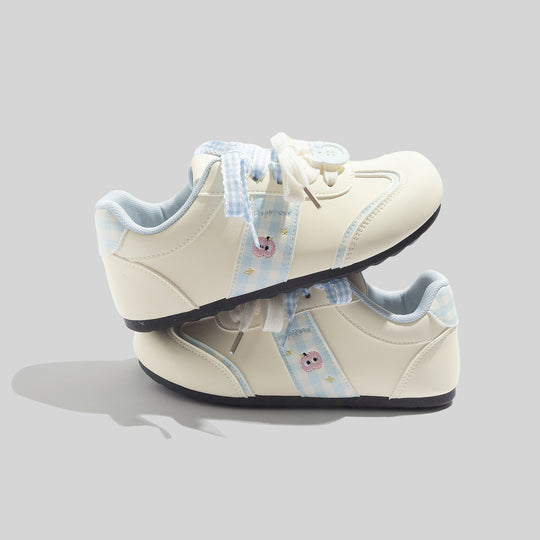 Damen Sportliche Freizeitschuhe mit verspieltem Motiv und innovativem Schnürsystem EB