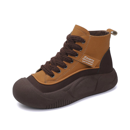 Damen Urbanes High-Top Sneaker Design mit rutschfester Sohle EB