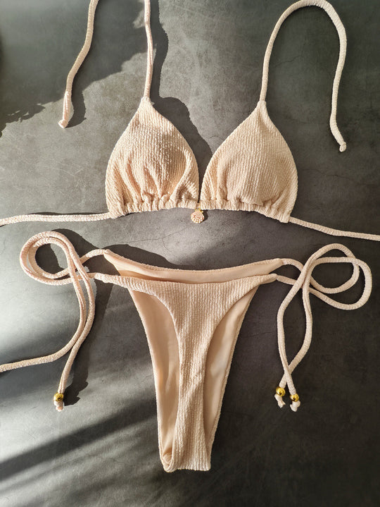 Damen Triangel-Bikini-Set mit raffinierten Schnürdetails EB