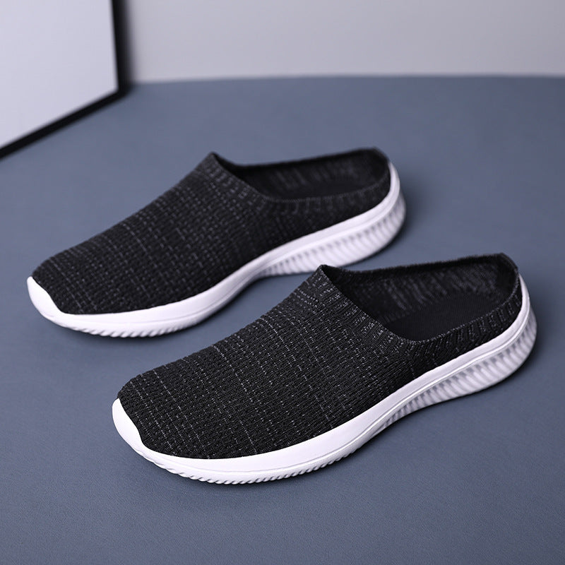 Damen Atmungsaktive Slip-On Sneakers mit flexiblem Obermaterial EB