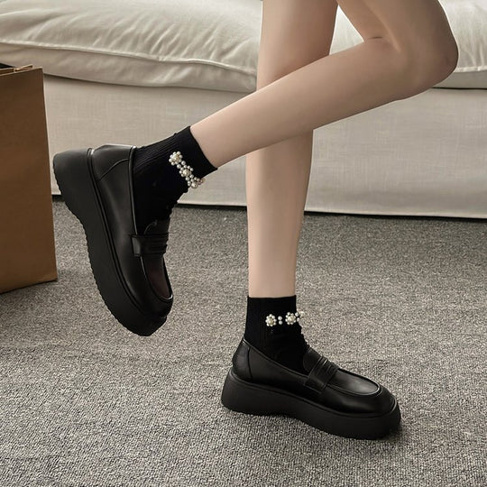 Damen modische Mokassins mit komfortabler Sohle und elegantem Design EB