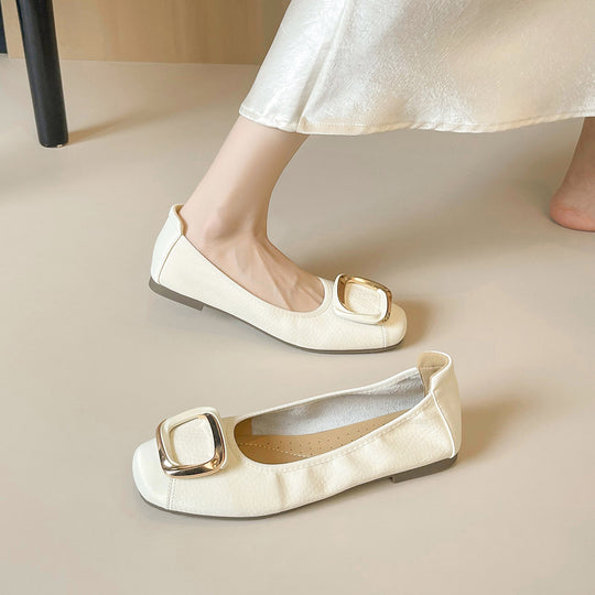 Damen Ballerinas mit eleganter Schnallenakzent EB