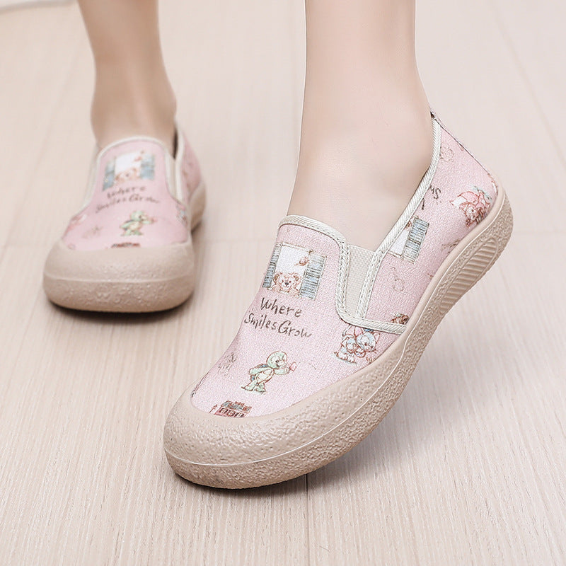 Damen Freizeit-Schuhe mit dekorativem Motiv EB
