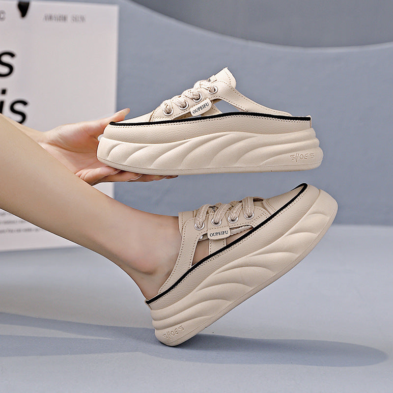 Damen Sneakers mit elegantem Plateau und atmungsaktivem Obermaterial EB