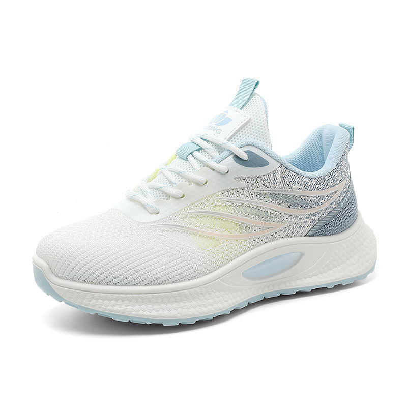 Damen Lauf- und Freizeitsneaker mit atmungsaktiver Oberflächenstruktur und dämpfender Sohle EB