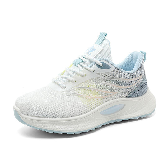 Damen Lauf- und Freizeitsneaker mit atmungsaktiver Oberflächenstruktur und dämpfender Sohle EB
