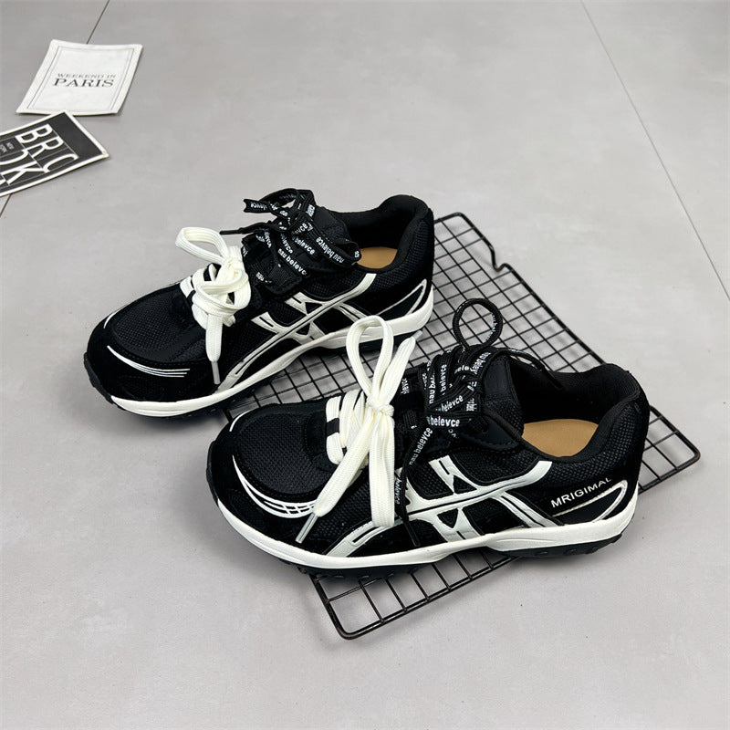 Damen sportliche Lauf-Sneaker mit dämpfender Sohlenkonstruktion und atmungsaktiver Mesh-Oberfläche EB