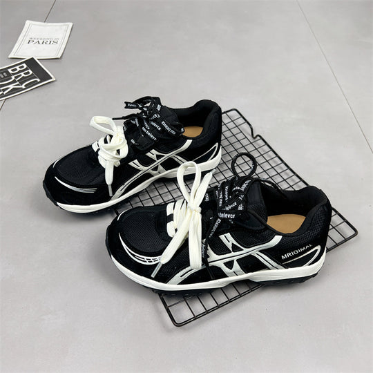 Damen sportliche Lauf-Sneaker mit dämpfender Sohlenkonstruktion und atmungsaktiver Mesh-Oberfläche EB