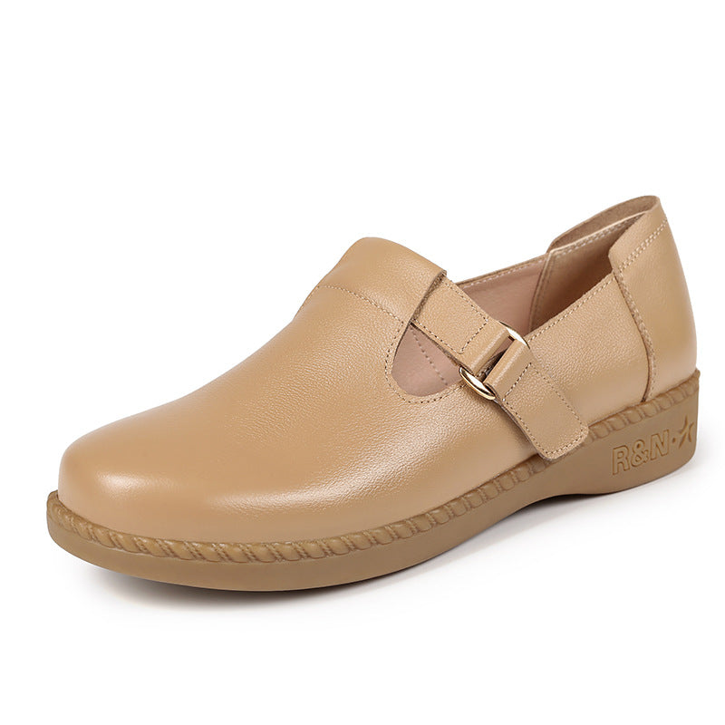 Damen Komfortable Slipper mit modischer Schnallenverzierung und anatomischem Fußbett EB