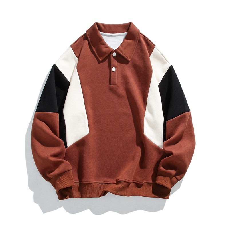 Damen modischer Polo-Pullover mit angesagten Farbkontrasten EB