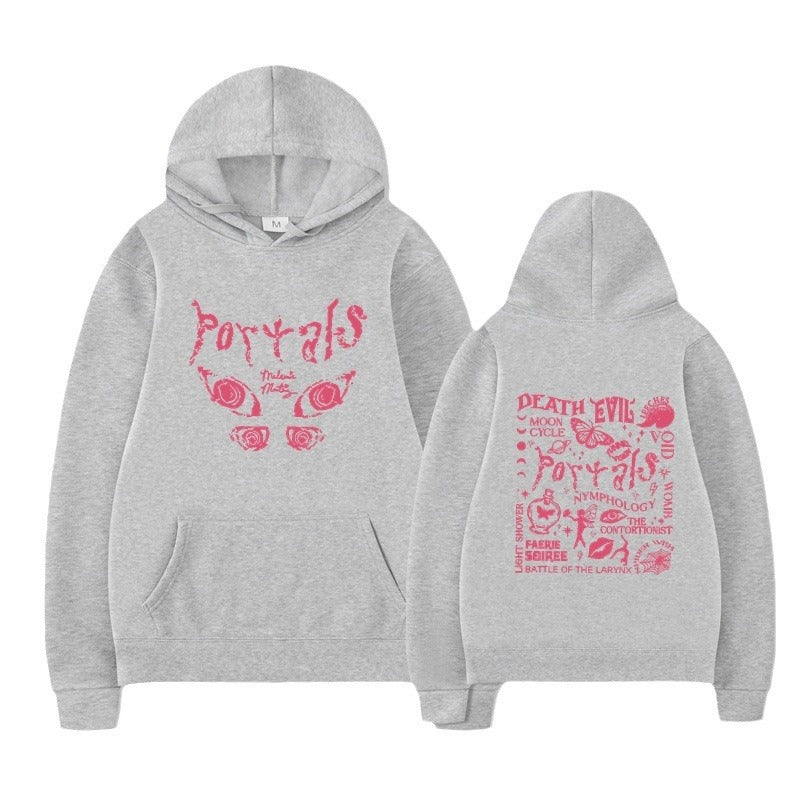 Damen Kapuzenpullover mit kreativem Motiv und bequemer Passform EB