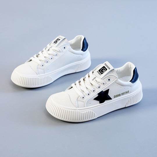 Damen modische Sneaker mit sportlichen Akzenten und bequemer Dämpfung EB